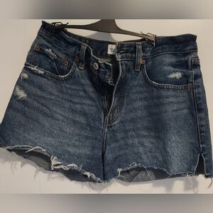 Abercrombie & Fitch Mid-rise Boyfriend Shorts